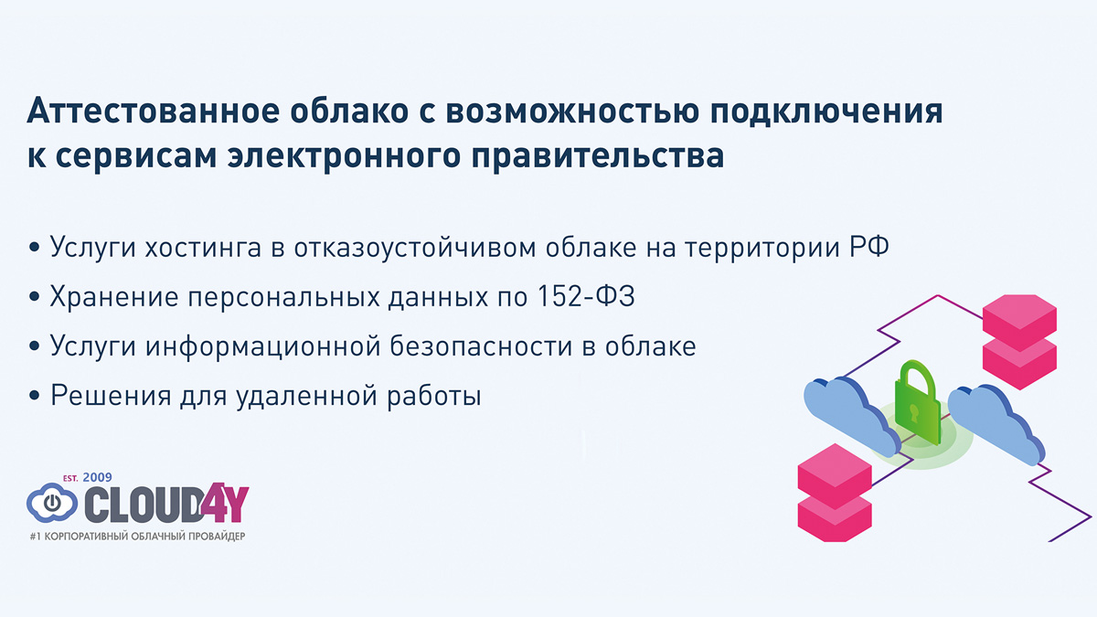  Cloud4Y: спокойствие за IT-инфраструктуру как услуга 