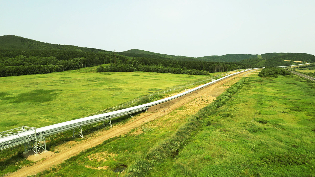  Восточная горнорудная компания заканчивает строительство на Сахалине самого большого в стране угольного конвейера 